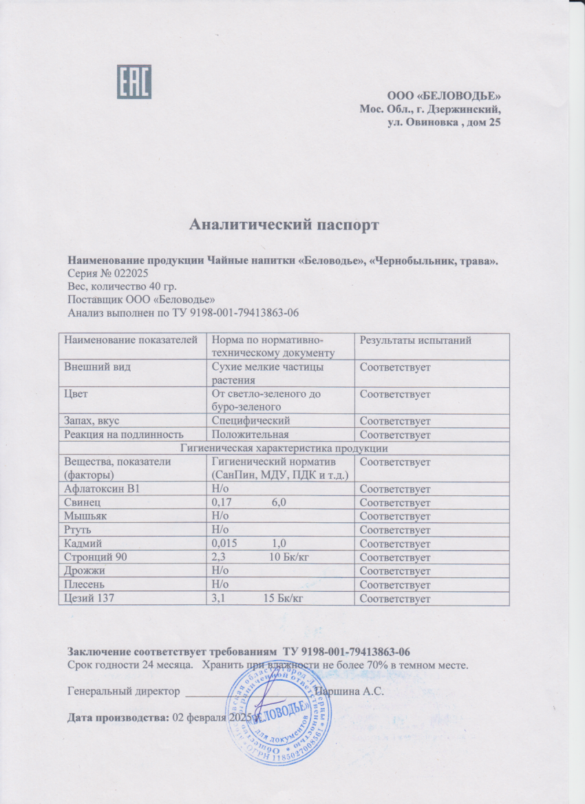 Паспорт №022025